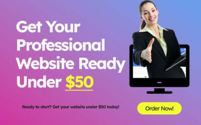 Website Under $50 – Professional & Fully Responsive for Just $50